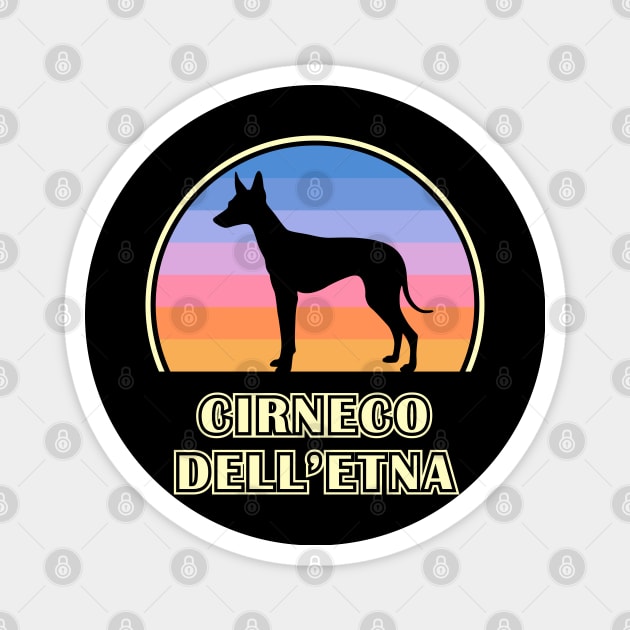 Cirneco dell'Etna Vintage Sunset Dog Magnet by millersye